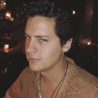 🍁 99bf5825 Cole Sprouse actor, famoso, retrato, primer plano, persona, hombre telegram sticker