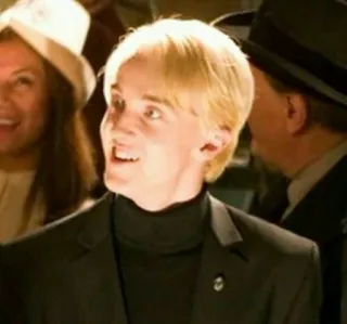 🐍 22159888 Draco Malfoy Harry Potter sorcier, magie, Harry Potter, blond, film, personnage whatsapp sticker