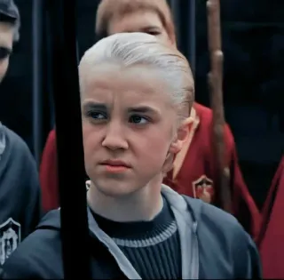 🐍 752b46aa Draco Malfoy Harry Potter magicien, magie, école, Slytherin whatsapp sticker