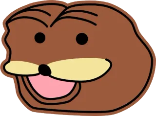 ☺️ 1dd2c4cf 悲伤蛙佩佩, 梗, 网络迷因, 青蛙, 卡通 telegram sticker