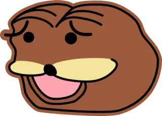 😧 1ed85a5c 佩佩, 青蛙, 表情包, 网络迷因, 卡通 telegram sticker