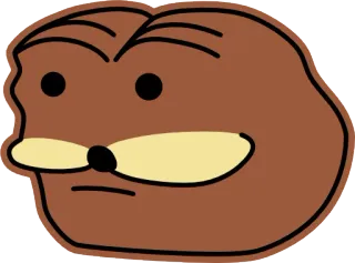 😐 d1f0e7f2 佩佩, 青蛙, 表情包, 卡通 telegram sticker