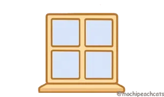 👐 a63371aa ventana, marco, casa, hogar whatsapp sticker