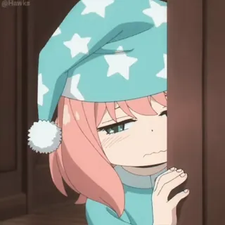 😪 138331d4 Anya Forger Spy × Family Anime, Spy Family, Anya, Forger, süß, Schlafanzug, spähen whatsapp sticker