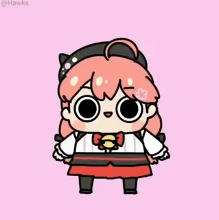 ✨ 4b00ced2 Anime, Kawaii, Niedlich, Cartoon, Chibi, Figur whatsapp sticker