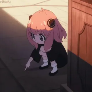 😐 7e391707 Anya Forger Spy x Family Anime, Mädchen, Kind, Spy x Family, Anya Forger whatsapp sticker