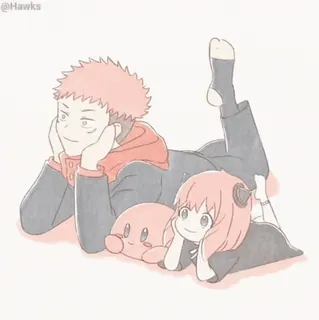 🙂 accff521 Anya Anime, Spy x Family, Anya Forger, Fanart whatsapp sticker