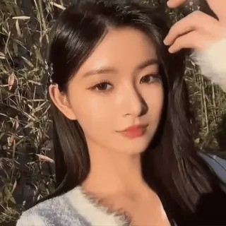 🥭 137924bf phụ nữ, chân dung, châu á, cô gái, vẻ đẹp, người telegram sticker