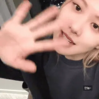 🍵 924d0245 안뇽~ привет, корейский, приветствие, машущий, азиатский, женщина telegram sticker