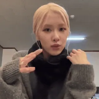 🍧 02d17a67 rosa, mujer, kpop, cantante, selfi telegram sticker