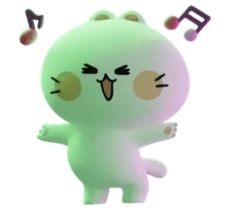 💬 ab234f2f desenho animado, gato, fofo, personagem, adesivo whatsapp sticker