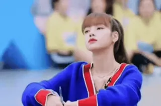 😶 6bb45547 Lisa woman, person, idol, singer, celebrity telegram sticker