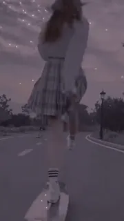 ❤ d5f48305 skateboarding, street style, fashion, skirt, aesthetic telegram sticker