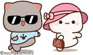 👫 cd93208d fofo, gato, gatopesseg, desenho animado, animado telegram sticker