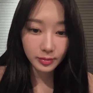 🦷 f98f7b1a mulher, retrato, garota, asiática, rosto, coreana whatsapp sticker