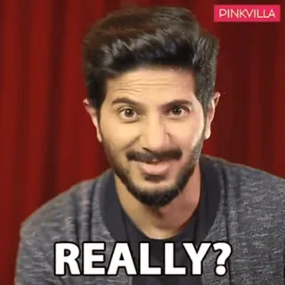 ❤ e6b6c954 REALLY? сомнение, вопрос, выражение, реакция whatsapp sticker