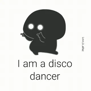 🤣 28b26953 I am a disco dancer danser, disco, dansen, aanstootgevend, gebaar telegram sticker