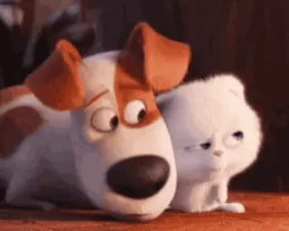 🌟 3c9b7e34 Max The Secret Life of Pets anjing, kucing, animasi, film, teman, imut whatsapp sticker