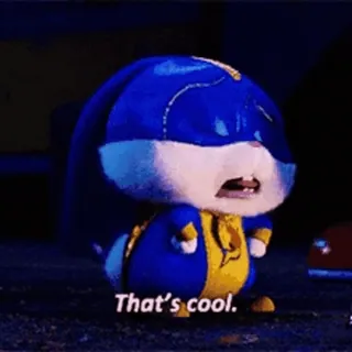 🌟 8f1fae16 That's cool. kelinci, animasi, lucu, imut, meme, binatang whatsapp sticker