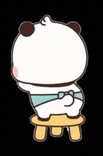 😂 c74e2503 Panda, Animale, Carino, Cartone animato, Kawaii telegram sticker