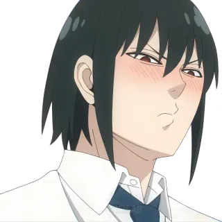 😗 5c7ac163 аниме, мультфильм, краснеть, выражение лица telegram sticker