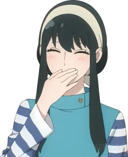 🤭 83121c2b Yor Forger Spy × Family Аниме, Йор Форджер, Spy x Family, Мультфильм, Милый, Персонаж, Женщина telegram sticker