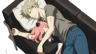 😴 c223c038 Anya Forger Spy x Family Anime, Keluarga, Tidur, Lucu, Yor, Loyd telegram sticker