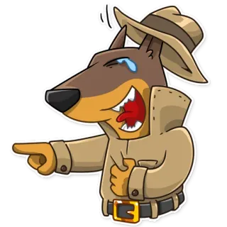 Dobie the Spy telegram stickers