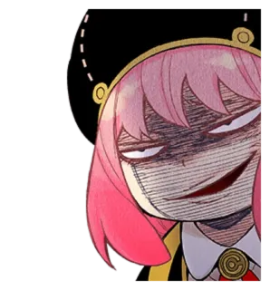 ❤️ ac433d2e Anya Forger Spy x Family Аниме, Девушка, Самодовольный, Spy x Family, Аня, Аня Форджер telegram sticker