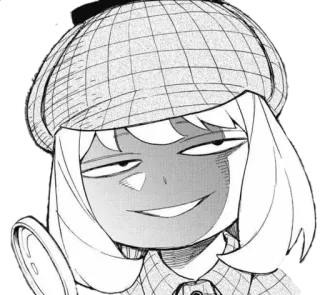 😏 7c3f05a6 Anya Forger Spy x Family Anime, Manga, Spy x Family, Anya Forger, suffisant, mignon telegram sticker