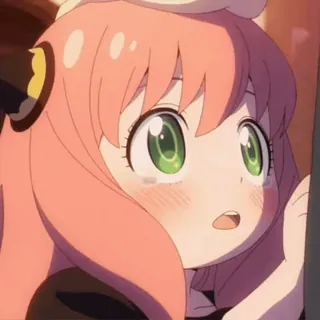 💕 a8401bcc Anya Forger Spy x Family Аниме, Spy x Family, Аня Форджер, Персонаж, Милый, Манга telegram sticker