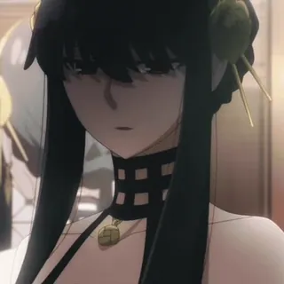 💕 ac34bfde Yor Forger Spy x Family Аниме, Йор Форджер, Семья шпиона, Мультфильм, Иллюстрация, Портрет telegram sticker