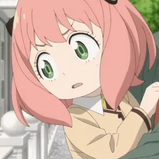 💕 ced6e3d9 Anya Forger Spy x Family Аниме, Семья шпиона, Аня Форджер, Мультфильм, Ребенок, Девочка telegram sticker