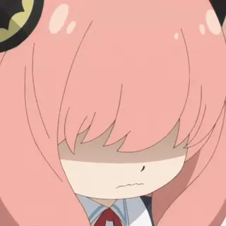 💕 f3beeade Anya Spy x Family аниме, Spy x Family, Аня, Аня Форджер, милый, каваи telegram sticker