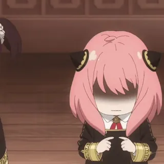 😞 3ddc8865 Anya Forger Spy × Family anya forger, anime, spy x family, cartoon, lustig, süß whatsapp sticker