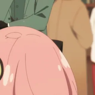 😭 510e3820 Anya Forger Spy × Family Anime, Spy x Family, Anya Forger, Pinke Haare whatsapp sticker