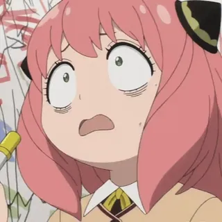 😨 70c92ec8 Anya Forger Spy x Family Anime, Cartoon, Spy x Family, Anya Forger, Sticker whatsapp sticker