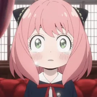 😭 99c85fd0 Anya Forger Spy × Family Anime, Spy Family, Anya Forger, süß, Cartoon, Kawaii whatsapp sticker