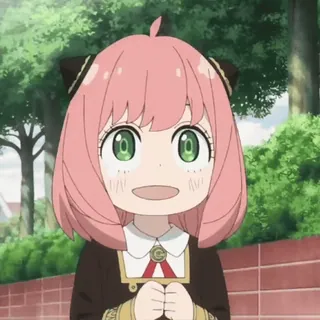 👩‍👧 ba2d3b20 Anya Forger Spy × Family Anime, Spy x Family, Anya Forger, Süß, Cartoon, Charakter whatsapp sticker