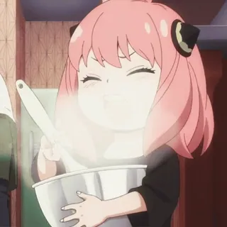 🤧 e49d4fe7 Anya Forger Spy × Family Anime, Mädchen, Süß, Kochen, Anya, Spy Family whatsapp sticker