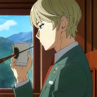 ☕️ 55f54c5d Loid Forger Spy x Family Anime, Spy x Family, Loid Forger, Kreskówka, Postać telegram sticker