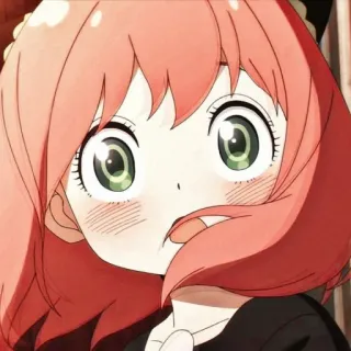 😳 622ff0cb Anya Spy x Family anime, Spy x Family, Anya, słodkie, kreskówka telegram sticker