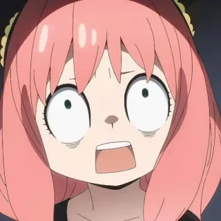 😱 87bb8ee8 Anya Forger Spy x Family Anime, Kreskówka, Dziewczyna, Spy x Family, Anya, Anya Forger telegram sticker
