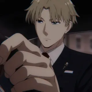 🚗 98002a97 Loid Forger Spy × Family Anime, Loid Forger, Spy x Family, Postać, Garnitur telegram sticker