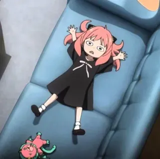 😩 9aa5615f Anya Forger Spy × Family Anime, Postać, Anya, Spy x Family telegram sticker