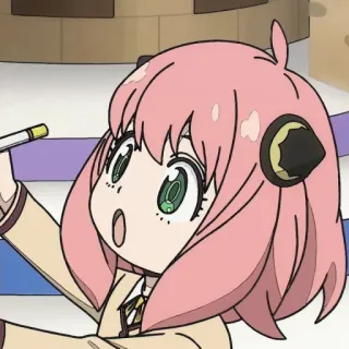 🎨 b65d0460 Anya Forger Spy x Family Anime, Kreskówka, Słodkie, Spy x Family, Anya Forger, Postać telegram sticker