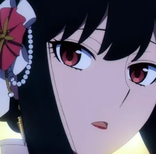 💘 f62b558f Yor Forger Spy × Family Anime, Yor Forger, Spy x Family, Kreskówka, Postać telegram sticker