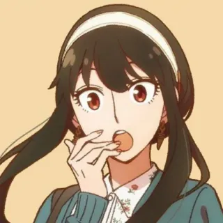 ❤️ fcf7319a Yor Forger Spy x Family Anime, Spy x Family, Yor Forger, Postać, Kreskówka telegram sticker