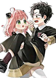 😫 69be71d9 Anya Forger Spy x Family Anime, Manga, Spy x Family, Anya Forger, Cartoon, Vriendschap, Humor telegram sticker