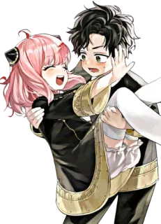 😝 e537438c Anya Forger Spy × Family anime, spy family, anya, anya forger, schattig, cartoon telegram sticker